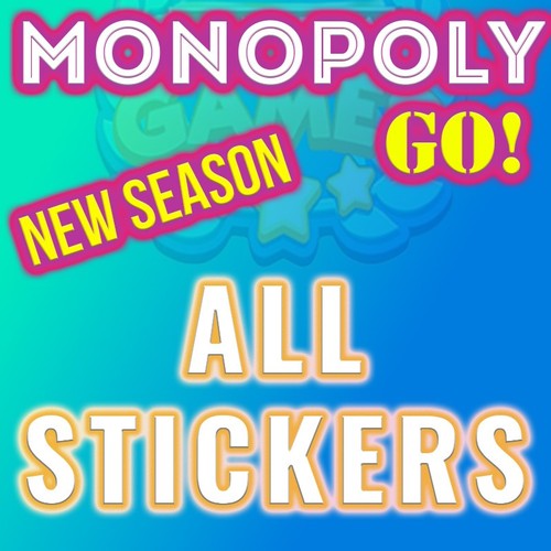 Monopoly stickers 6 - monopoly, star